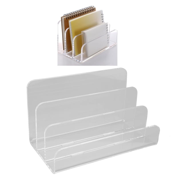 Organizador De Correo, Portacartas Transparente Resistente Y De Mano De Obra Fina Vertical Para Estudio Escolar De Oficina