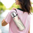 thumbnail image 6 of Floral 20oz Stainless Steel Thermal Bottle with Tea Filter and Cup Lid, Vacuum Insulated Coffee Mug with 316L Inner Liner, Leakproof Travel Thermos for Office,Thanksgiving,Christmas, Spring,Flower, 6 of 6