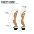 thumbnail image 2 of Fuzoiu Cute Sloth In Yoga Pose Tree Print Kids Socks For Boys Girls,Grip Crew Socks with Non Slip,Lightweight Stretch Crew Socks,Toddlers Crew Boot Socks, 2 of 5