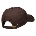 thumbnail image 4 of Coffee Cup Embroidered Unstructured Washed Cap - Brown OSFM, 4 of 5