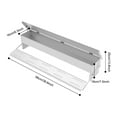 thumbnail image 3 of 10kg (22lbs) Automatic Chicken Feeder – Silver Galvanized Sheet, 38.58x6.3x13.78in – for Chickens/Ducks/Geese, 3 of 16