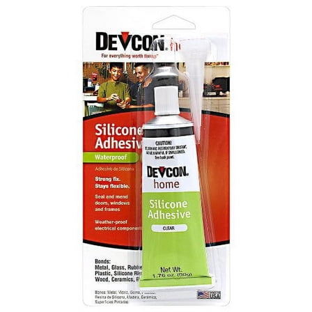 Clear Silicone Adhesive 1.76oz. Tube