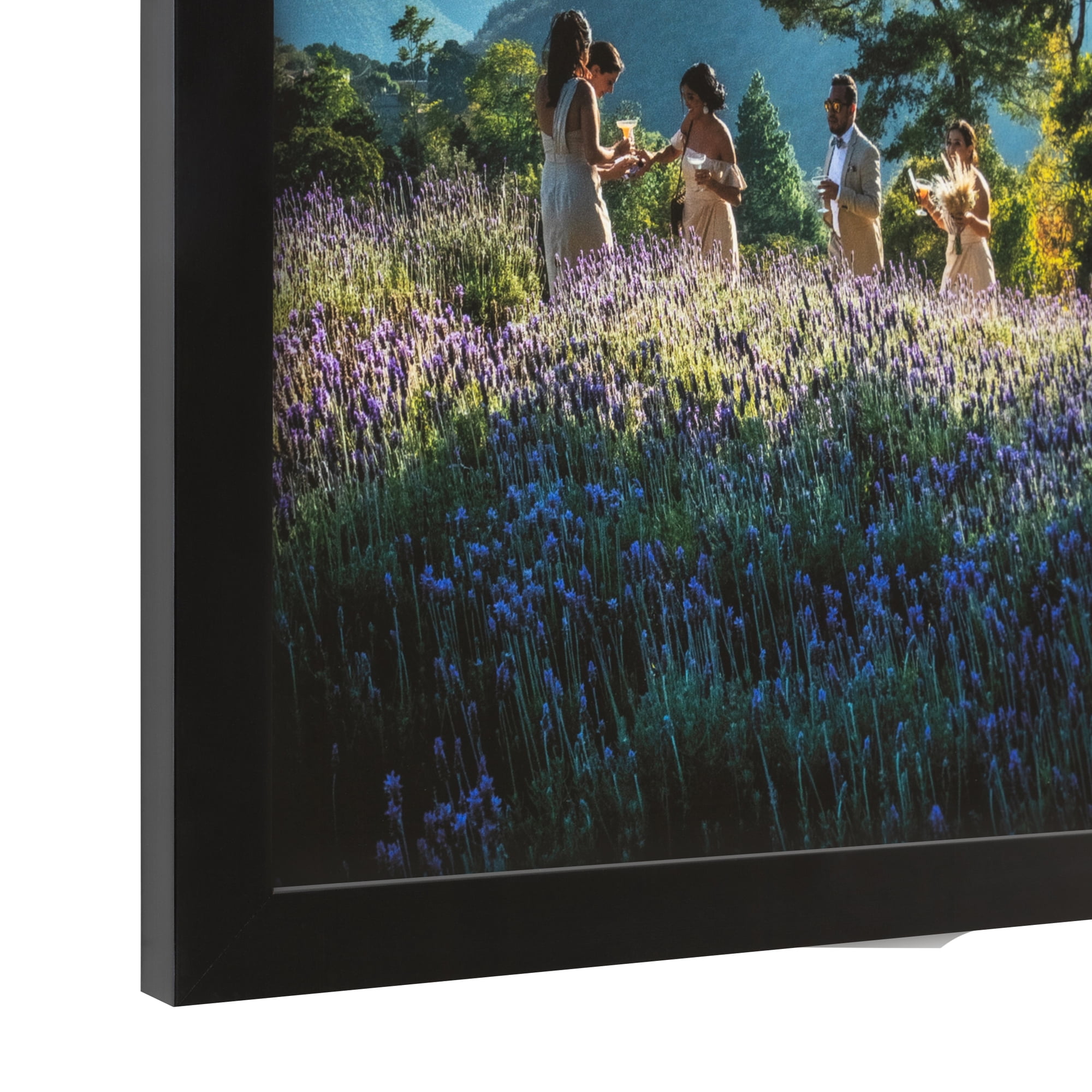 ArtToFrames 18" x 24" Contemporary Black Picture Frame, 18x24 inch Black Wood Poster Frame (WOM-4730),  Pack