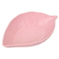 thumbnail image 1 of Plato pequeño versátil en forma de hoja, color refrescante, seguro, duradero, para cocina casera, color rosa, 1 of 5