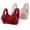 Red, variant on Summer Fashion Plus Size Sports Bras for Women Printing Thin Style Ventilate Without Steel Rim