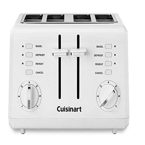 Cuisinart CPT-140 Electronic Cool Touch 4-Slice Toaster, White