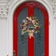 thumbnail image 2 of Puerta de entrada Guirnalda Flores Guirnalda Colgante de pared Boda negra de 25 cm Sunnimix Corona de vacaciones, 2 of 5