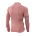 thumbnail image 2 of Minnieouse Ropa interior térmica para hombre, camisetas de invierno de cuello alto para hombre, cuello con cremallera, jersey para exteriores, Camisetas Rojo, 2 of 6