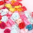 thumbnail image 4 of 480pcs Cinta de mezclada Botones de rosas Flores DIY Apliques de manualidades 1.5cm, 4 of 7