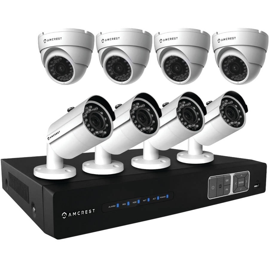 Amcrest AMDV7208M-4B4D-W 720p Tribrid HDCVI 8-Channel 2TB