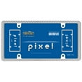 thumbnail image 3 of License Plate Frame - Pixel, Chrome, 3 of 4