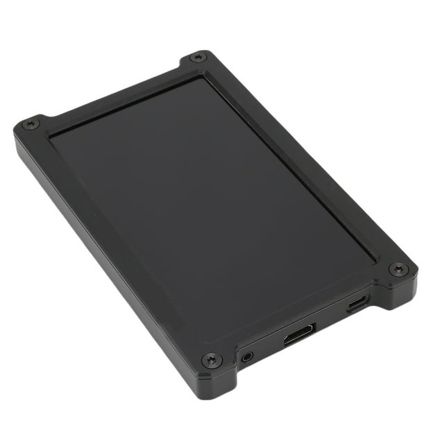 7 Inch Computer Secondary Screen, Aluminum Alloy Shell LCD Gaming Second Screen Sensitive Response Plug and Play Flexible for Gaming Working
