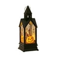 thumbnail image 2 of Halloween Decoration Pendant Night Light Electronic Candle Castle Wind Lamp Pumpkin Lamp Party Props Ornaments, 2 of 7