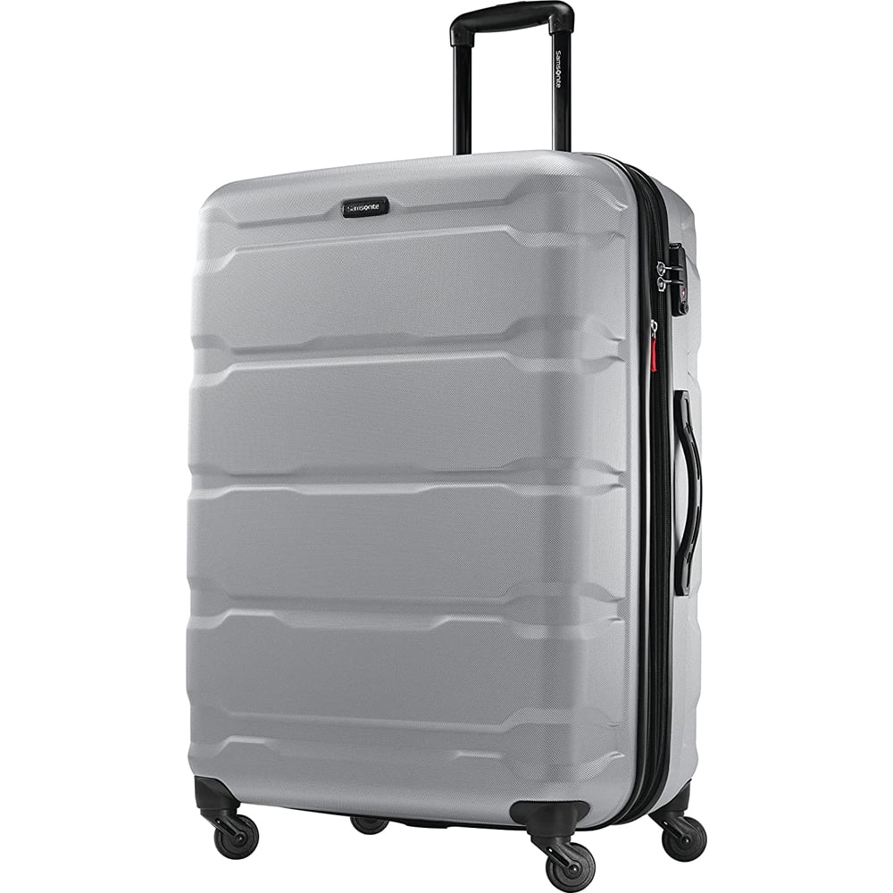 Samsonite 683101776 Omni Hardside Luggage 28" Spinner, Silver (Open
