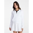 thumbnail image 3 of Avia Women's and Women's Plus Zip Front Pique Knit Jacket, Sizes XS-4X, 3 of 7