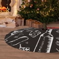 thumbnail image 6 of KLL 48" Christmas Tree Skirt Wine Seamless Xmas Tree Skirts Mat for New Year Xmas Holiday Party Indoor Outdoor Home Decoration, 6 of 7
