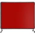 thumbnail image 1 of Bingirl Écran de Soudage en Vinyle 8 X 6 Pieds avec Cadre, Rideau de Soudage en PVC Résistant aux Flammes avec Roues Pivotantes Verrouillables, Panneau d'Écran de Soudage Transparent, 1 of 6