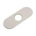 thumbnail image 3 of Uxcell 6 Inch Sink Hole Cover, Deck Plate Escutcheon for Bathroom or Kitchen Sink Faucet, Oval, Brushed Silver, 3 of 5