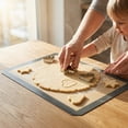 thumbnail image 3 of REGALWOVEN 3 Pcs Silicone Pastry Mat, Non Stick Baking Mat with Measurements, Heat Resistant Dough Rolling Baking Sheet Thick Gray 16.5x11.6in, 3 of 5