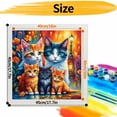 thumbnail image 5 of JYLMOOD Paint by Numbers for Adults Kits, DIY Easy Painting by Numbers for Gift Home Wall Decoration 40x40cm（without Frame) - Cat, 5 of 5