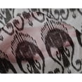 thumbnail image 4 of oneOone Silk Tabby Fabric Swirl Ikat Decor Fabric Printed BTY 42 Inch Wide, 4 of 4