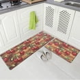 thumbnail image 5 of WannaToo Kitchen Mats 2Pcs, Anti Fatigue Kitchen Rugs and Mats, Non-slip Cushioned Floor Comfort Mat for Kitchen, Doorway, Sink, Laundry, 17"x27"+17"x47",Apples, 5 of 8