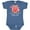 Indigo, variant on Inktastic My Great Grandpa Loves Me Bear and Hearts Boys or Girls Baby Bodysuit