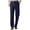 Dark Blue, variant on Male Pants Stretch Solid Black Smart Casual Men's Trousers Office Quick Dry Suit Pants New Spring Autumn Korean Straight Pants Navy 2XL
