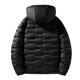 thumbnail image 3 of Fiudx Chaqueta para Hombre, Sudadera Holgada y Elegante, Abrigo de Poliéster Resistente Al Viento, Transpirable, para Exteriores, Informal (Primavera y Otoño), Ropa de Moda Masculina, Lavado a Mano c, 3 of 6
