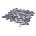 thumbnail image 7 of Splendor 11.81 in. x 11.81 in. Matte Blue Porcelain Mosaic Wall and Floor Tile (4.84 sq. ft./case) (5-pack), 7 of 7