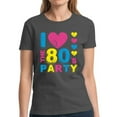thumbnail image 1 of I Love the 80's Party Shirt for Women - S M L XL 2XL 3XL Retro Costume 80s Graphic Tee - T-Shirt 80s Party Tee Gift, 1 of 2