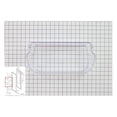 thumbnail image 5 of Door Bin - Clear Replacement For LFSS2612TF3 LFSS2612TF4 LFSS2612TP0 LFSS2612TP1 LFSS2612TP2 LFSS2612TP3 LFSS2612TP5 LFSS2612TE3 LFSS2612TE4 LFSS2612TF0 LFSS2612TF1 LFSS2612TF2 Refrigerator, 5 of 5