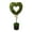 Green, variant on Leutsin Valentine's Day Artificial Boxwood Decoration - 30" Fake Green Hollow Heart-Shaped Topiary Tree,Faux Love Topiary Ball for Indoor Outdoor Valentine's Day Wedding Porch Front Door Decor