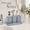 Blue, variant on Ashford 4-Piece Ceramic Bathroom Accessory Set with Lotion Dispenser, Toothbrush Holder, Tumbler & Tray, Blue