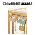 thumbnail image 3 of EIMELI Bed Organizer Bedside Storage Hanging Basket Bed Table Shelf Basket Rack Organizer, 3 of 10