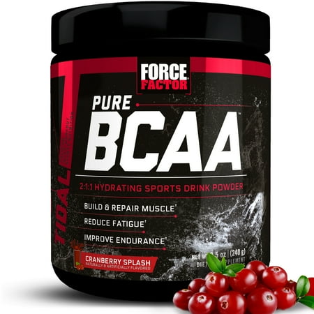 Force Factor Pure BCAA, Cranberry Splash, 30 Servings