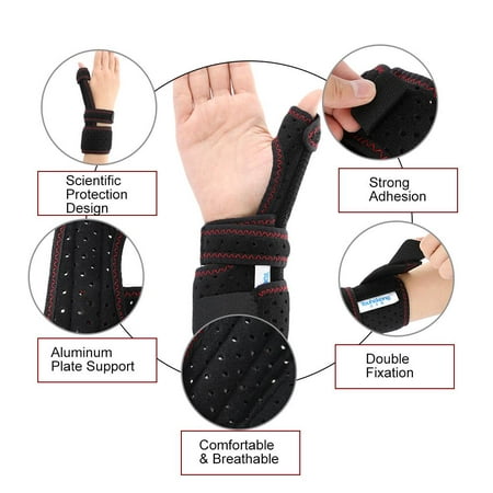 Ejoyous Medical Thumb Brace Splint Adjustable Wristband Thumb Protector Tendonitis Thumb Wrist Care, Thumb Protector, Medical Thumb