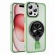 thumbnail image 1 of v4W For iPhone 14 Pro Max Magnetic Case TPU+PC Ring Kickstand Phone H4K Cover - Light Purple, 1 of 5
