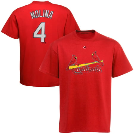 Yadier Molina St. Louis Cardinals Majestic Big & Tall Official Player T-Shirt -
