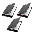 thumbnail image 1 of 3X Clip Board Organizer Clipboards with Storage Nursing Clipboard Foldable File Folder Plastic Clipboard (Black), 1 of 8