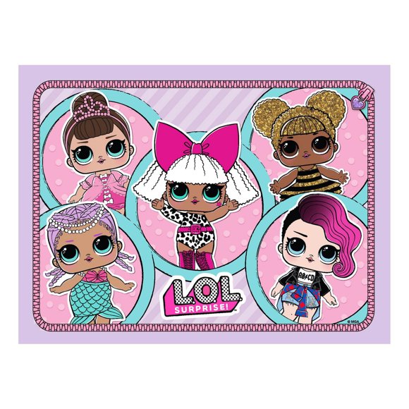 MGA Entertainment L.O.L Surprise Glitter Friends 12 X 16 Pillow with Handle