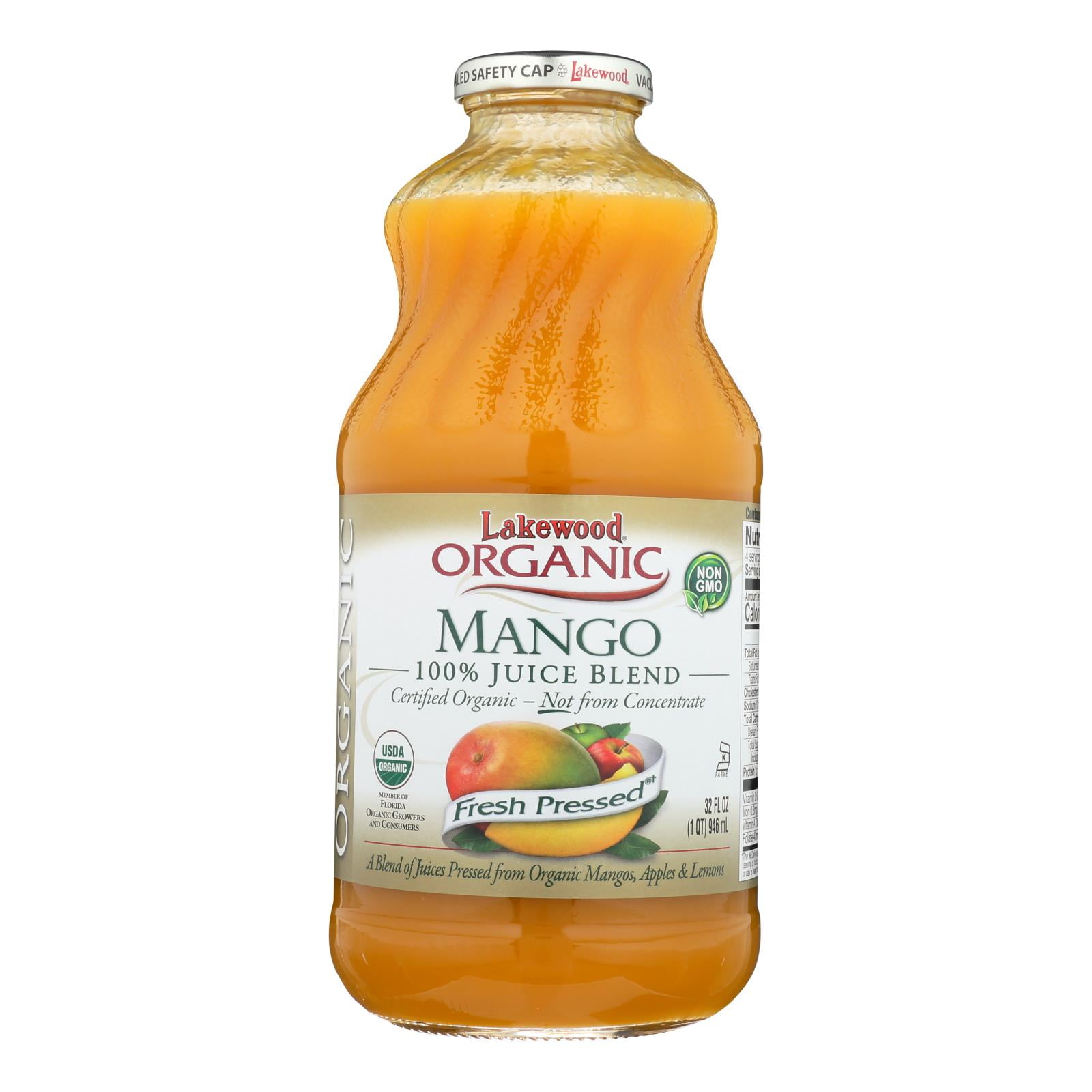 Lakewood Organic Juice Mango Blend Case of 6 32 oz. Walmart