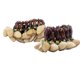 thumbnail image 1 of Mowind 2 Piezas Estilo Tribal Africano Tuercas Shell Pulsera Dora Nut Handbell Accesorios De Percusión, 1 of 1