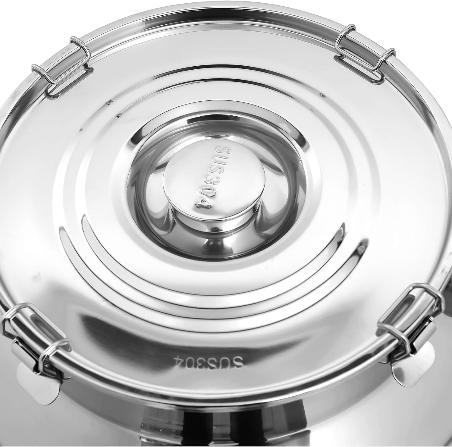 88L/23.25Gallon 304 Stainless Steel Milk Can,Heavy Duty Airtight Food Storage Container for Liquid & Dry Goods
