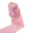 thumbnail image 1 of Edged Chiffon Ribbon Silk-Like Ribbons Wedding Invitation Bouquet Fabric Ribbons 4cmx5m Christmas Decoration Gift Wrapping, 1 of 7