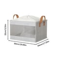 thumbnail image 2 of PRETXORVE Grande Capacité de Rangement, Balcon, Couette, Garde-Robe, Tri Ménager, Dortoir, Panier de Rangement Portable, 2 of 2