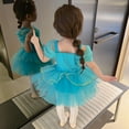 thumbnail image 6 of Toddler Girls Princess Ballerina Tutu Dress Elsa Anna Birthday Party Fancy Costume, 6 of 7