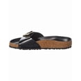 thumbnail image 2 of Birkenstock Madrid Big Buckle High-Shine Leather Sandal, 40, Black, 2 of 5
