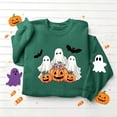 thumbnail image 6 of Jsaierl Halloween Sweatshirts for Women Cute Ghost Graphic Pullovers Fall Classic Round Neck Long Sleeve Sweater Tops Halloween Clothes, Sizes S-2XL, 6 of 6