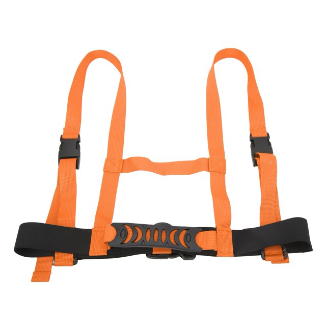 Ski Shoulder Harness, Speed Control Nylon Strap Quick Release Buckles Keep Balance Kids Shoulder Harness For Training Black,Red,Orange